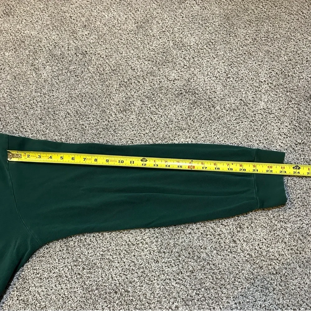 POLO RALPH LAUREN XXL Washed Dark Green Long Sleeve Polo R $125